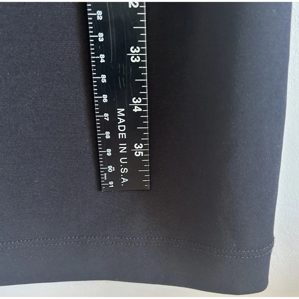 Calvin‎ Klein Size 4 Short Sleeve  Little Black Dress Pencil Coctail Stretch S - Picture 9 of 11